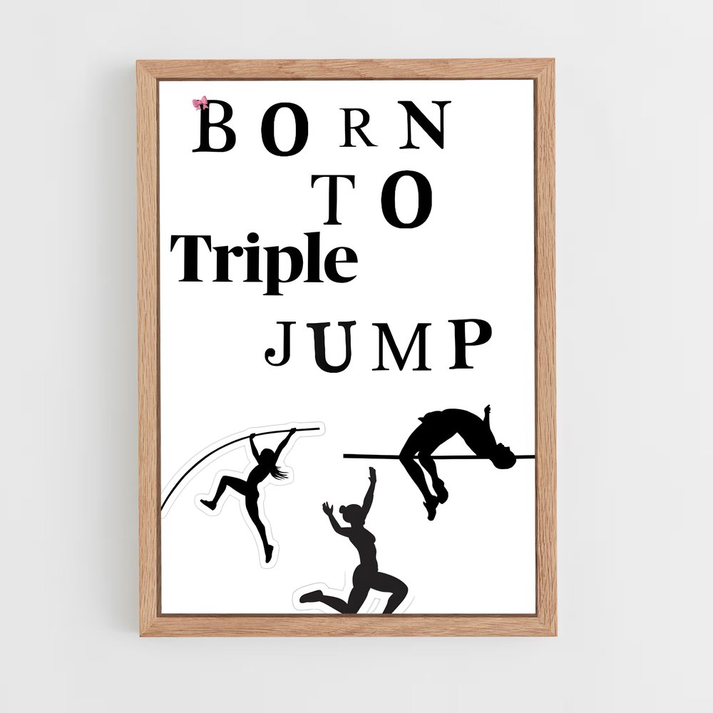 Poster Jumping Dreams – affiche Athlétisme (vue 4)